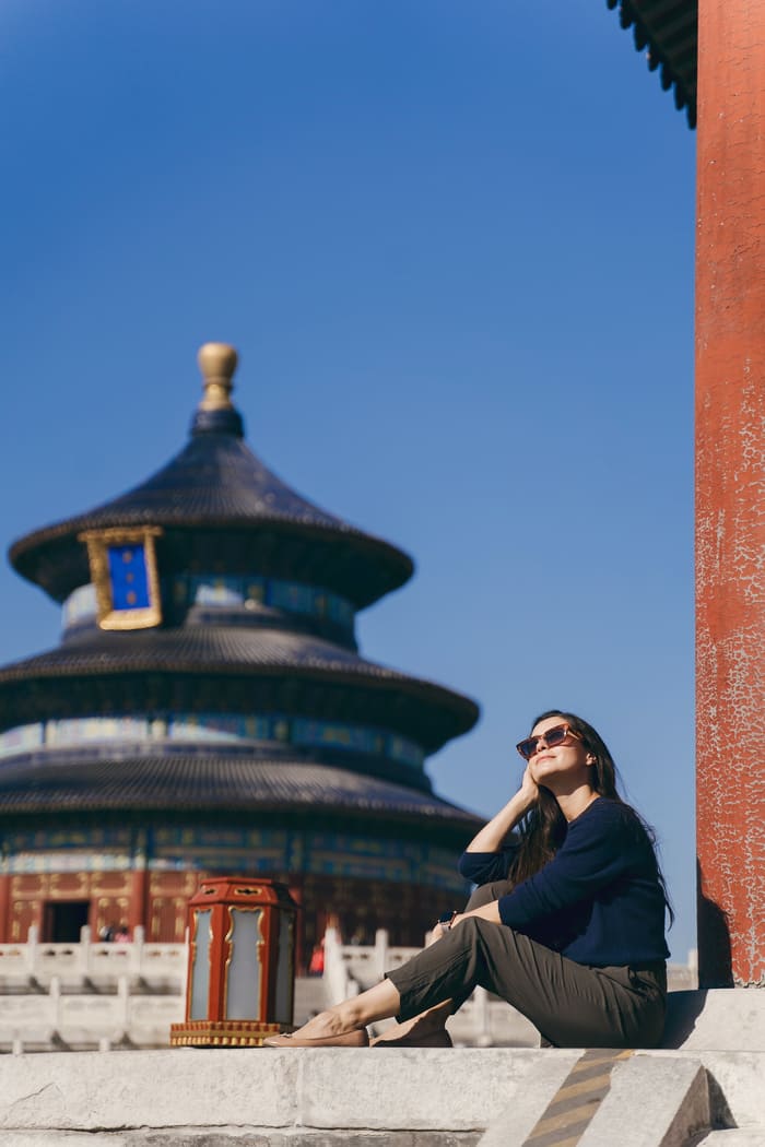 vista del Templo del cielo en Beijing